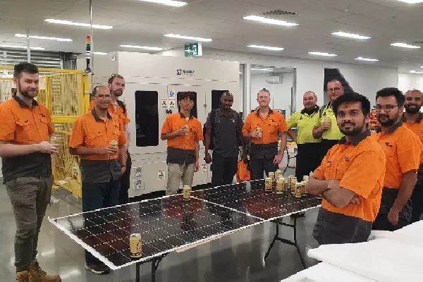 NDC(Non-destructive Laser cutting machine) in Australia Tindo Solar